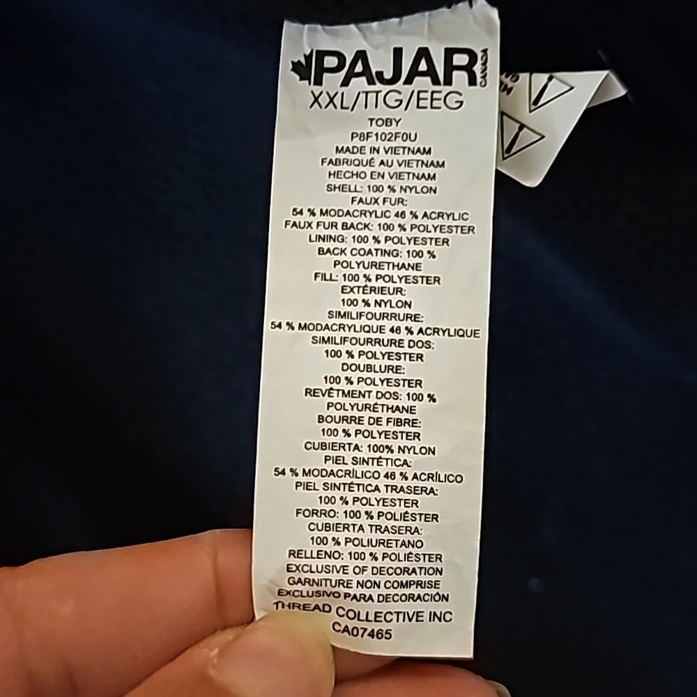 Pajar Pup Coat with hood XXL - Picture 6 of 16